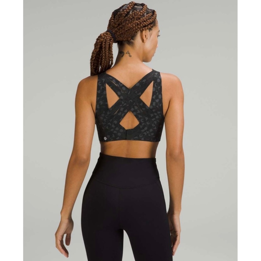 Lululemon Enlite Bra Weave *High Support 32B‎ Primal Dot Black Multi Running